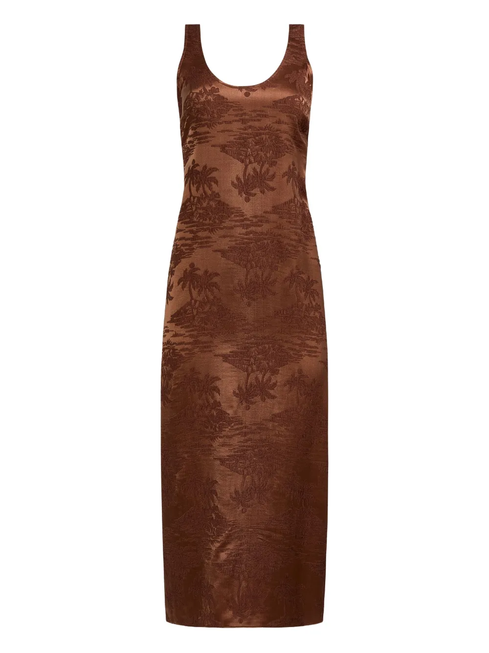 Marie Oliver Olympia sleeveless maxi dress | Brown | Image 1