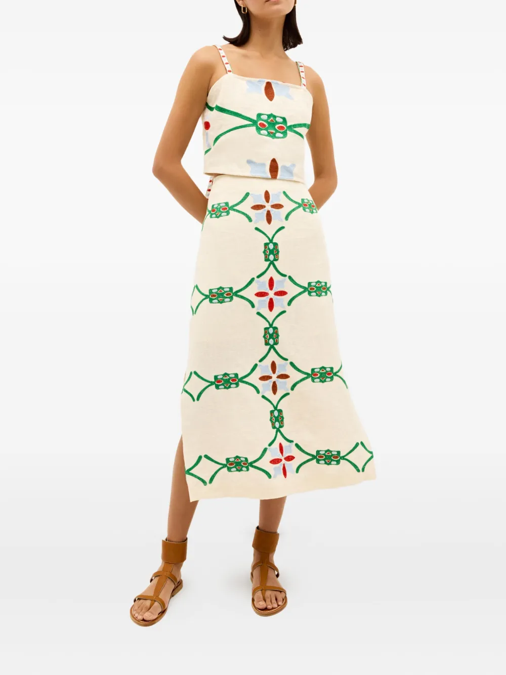 Marie Oliver Chandler midi skirt | Straight Skirts | Image 2