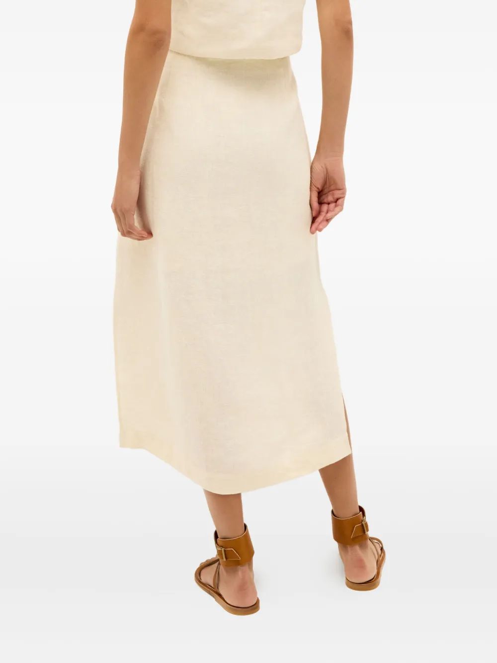 Marie Oliver Chandler midi-rok Beige