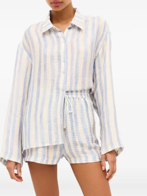 Marie Oliver Nico striped button-up shirt
