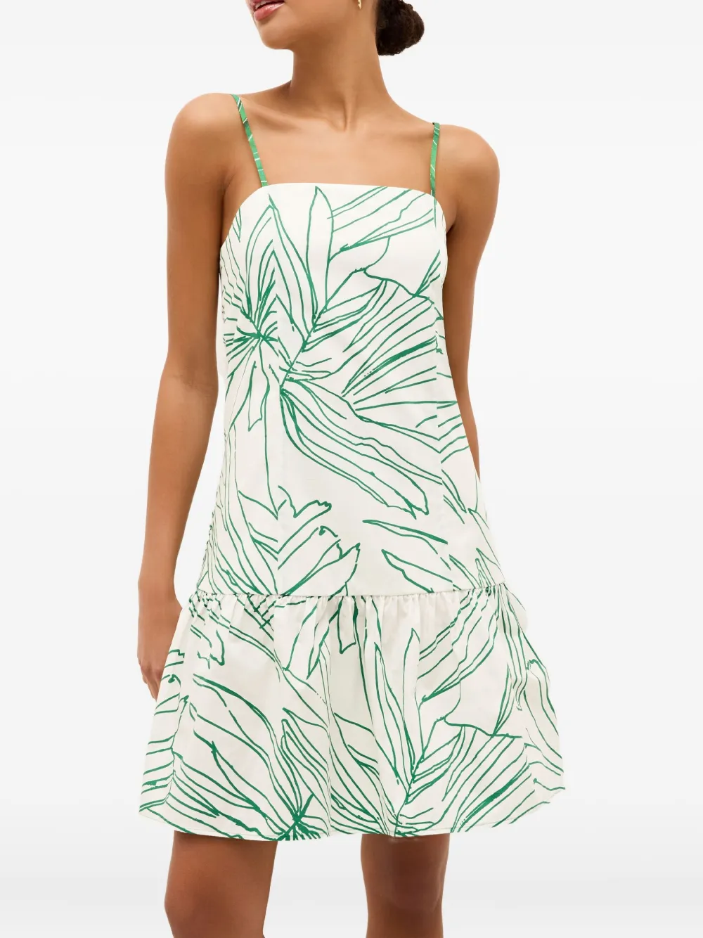 Marie Oliver Anita jurk met bloemenprint Wit