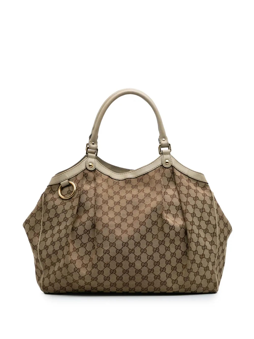 Gucci Pre-Owned 2016-2024 Large GG Canvas Sukey tote bag | Brown | Image 1