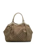 Gucci Pre-Owned 2016-2024 Large GG Canvas Sukey tote bag - Brown