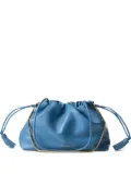Veronica Beard Stash tassel-detail drawstring shoulder bag - Blue