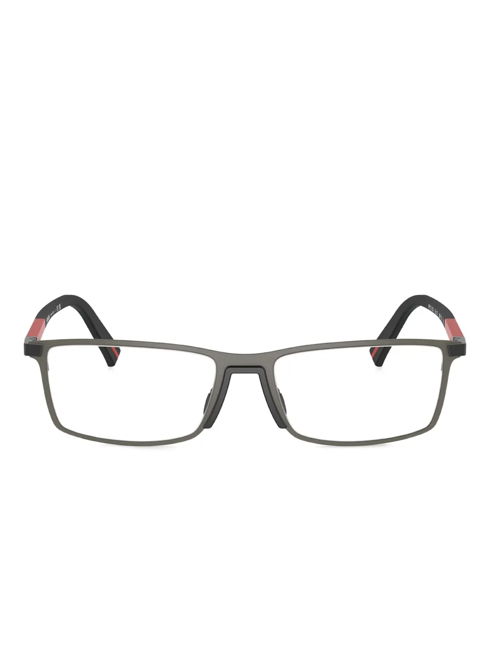Prada Linea Rossa lentes con armazón rectangular | gris | Image 1