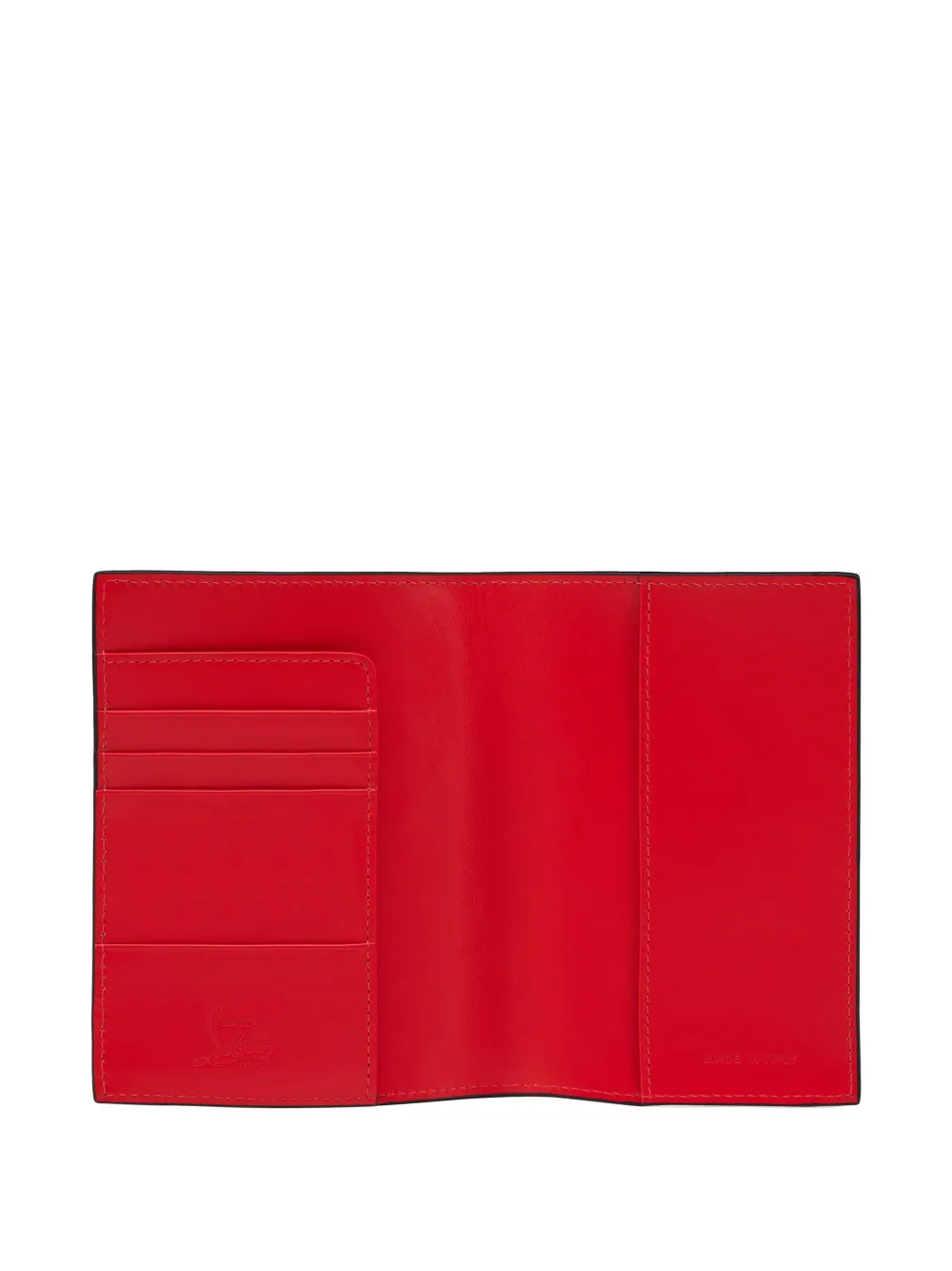Christian Louboutin stud-embellished Leather Passport Cover