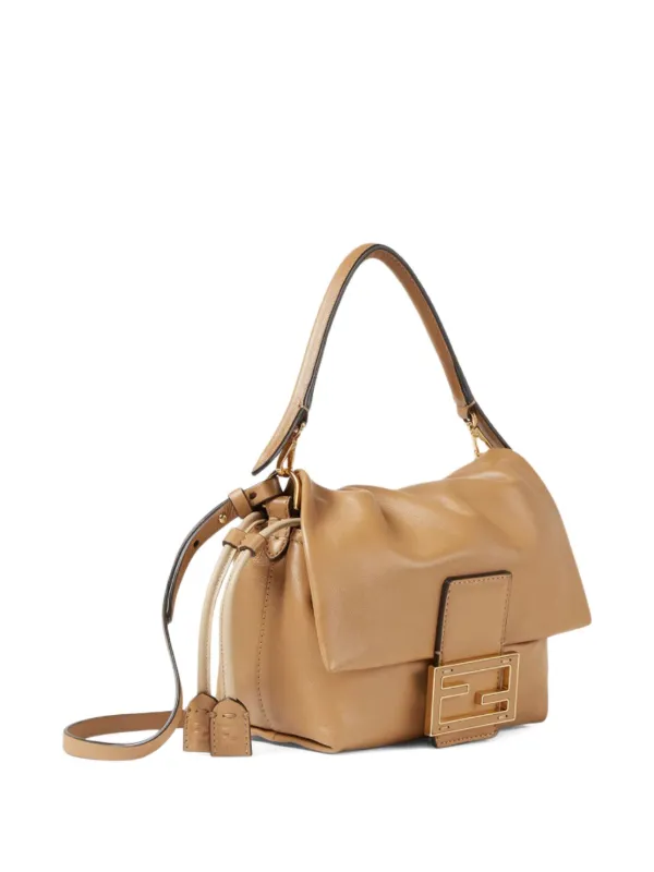 ハンドバッグ FENDI 'Mamma Baguette Small' handbag Beige FENDI Small Mamma Baguette Bag | Brown | FARFETCH PL