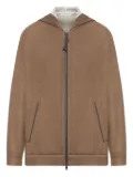 Brunello Cucinelli zip-up hoodie - Brown