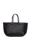 DRAGON DIFFUSION mini Bamboo Triple Jump woven tote bag - Black