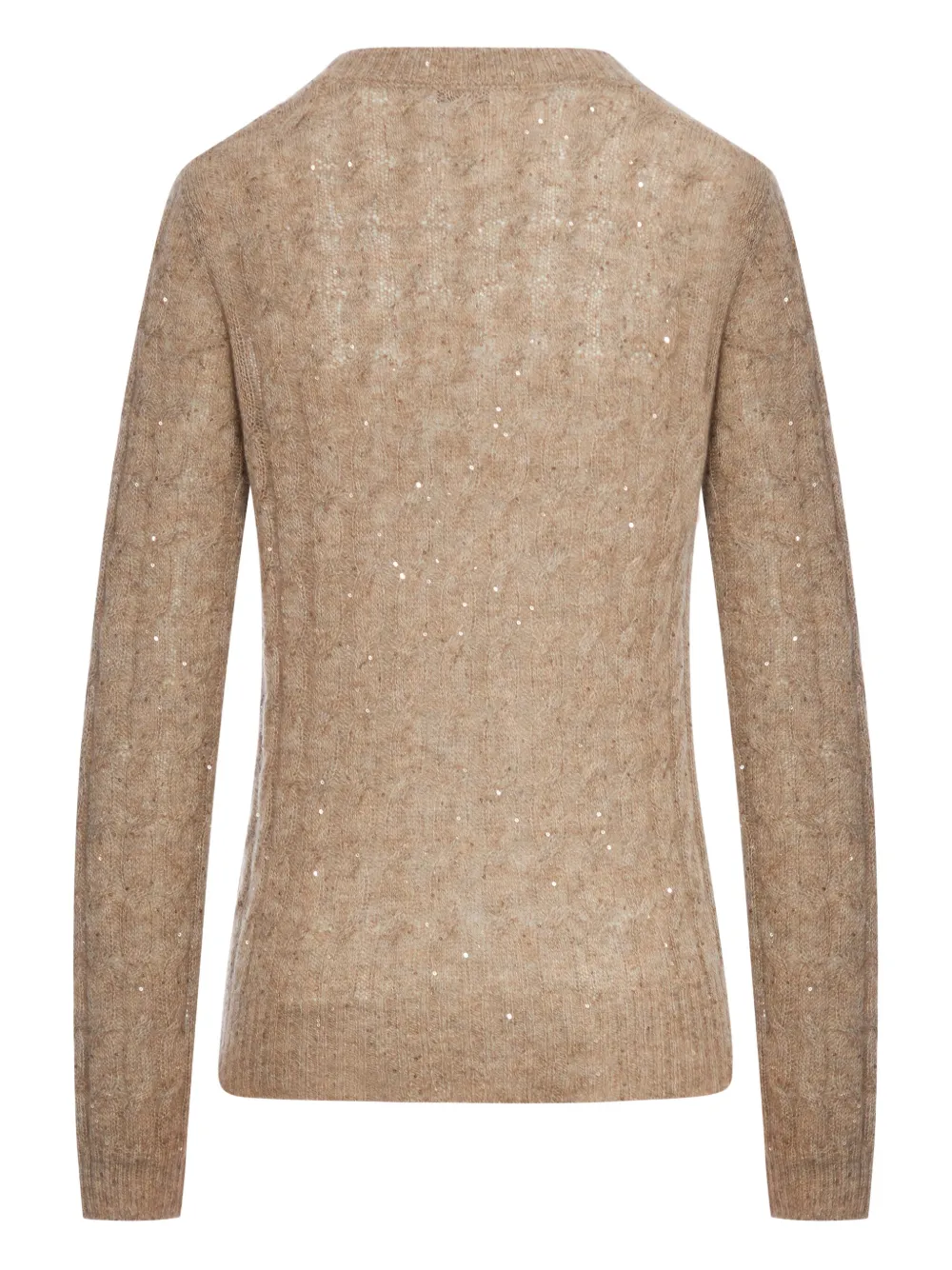 Brunello Cucinelli Trui met V-hals Bruin