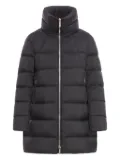 Moorer Alana padded high-neck coat - Black