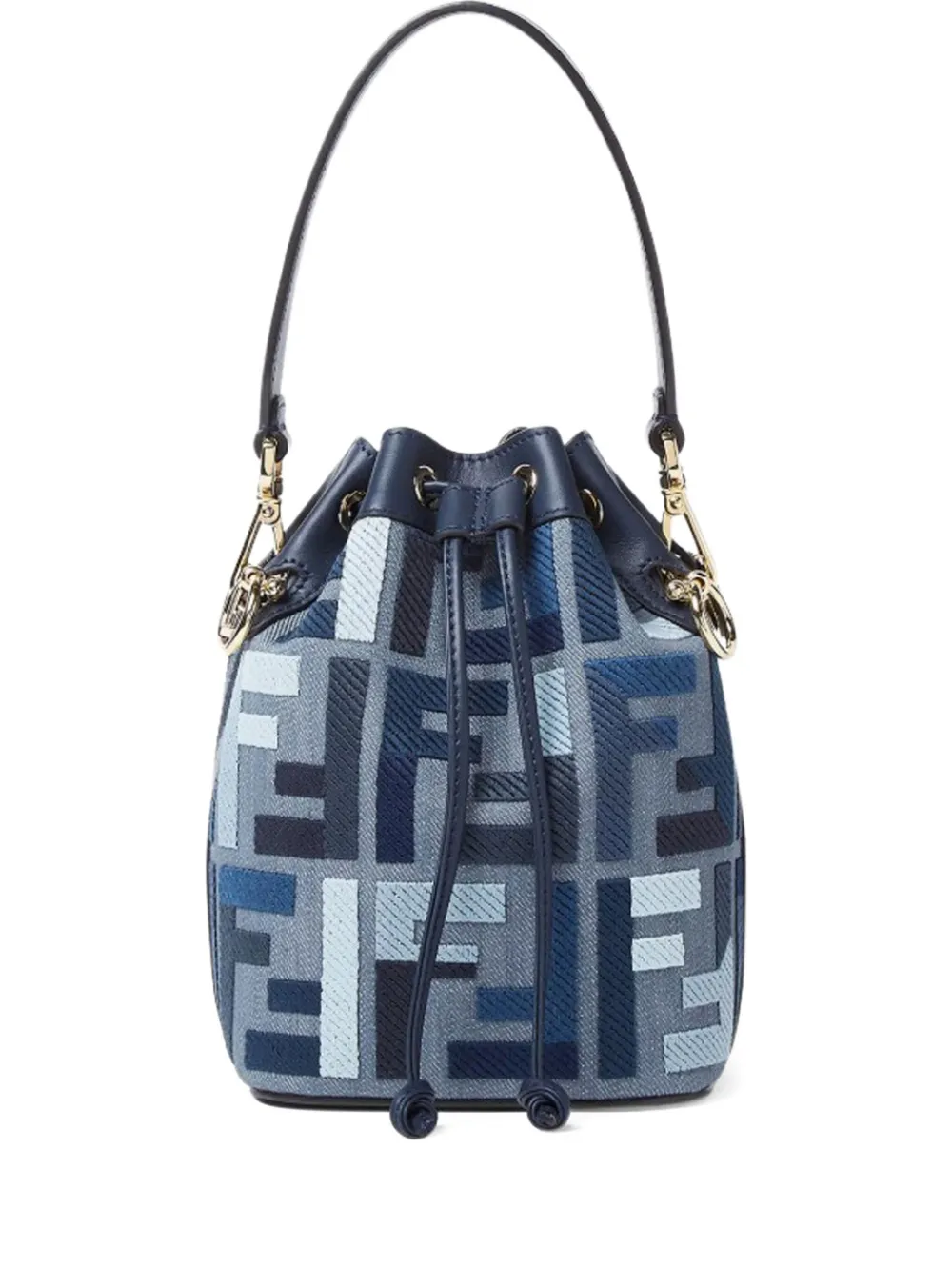 FENDI Mon Tresor kleine bucket-tas Blauw