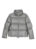 Herno metallic-effect quilted jacket - Grey