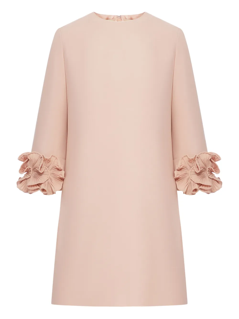 ruffle-trim mini dress