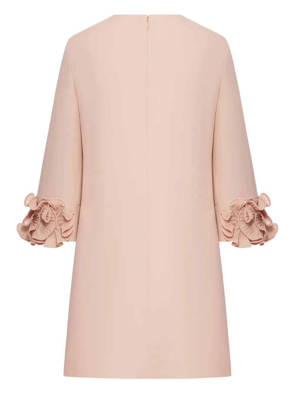 Valentino Garavani ruffle-trim mini dress - Roze