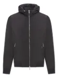 Moorer hooded zip-up jacket - Black