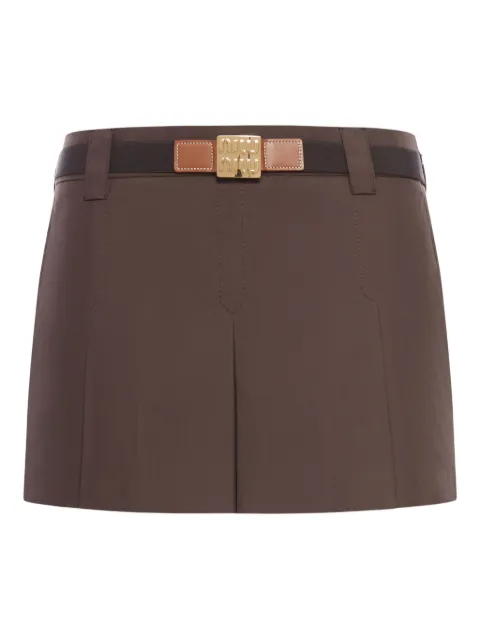 Miu Miu cotton mini skirt