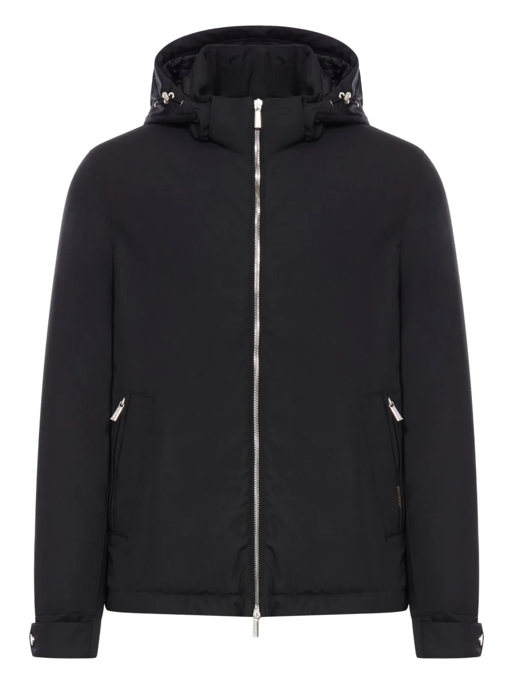 Moorer Albini hooded zip-up jacket | negro | Image 1