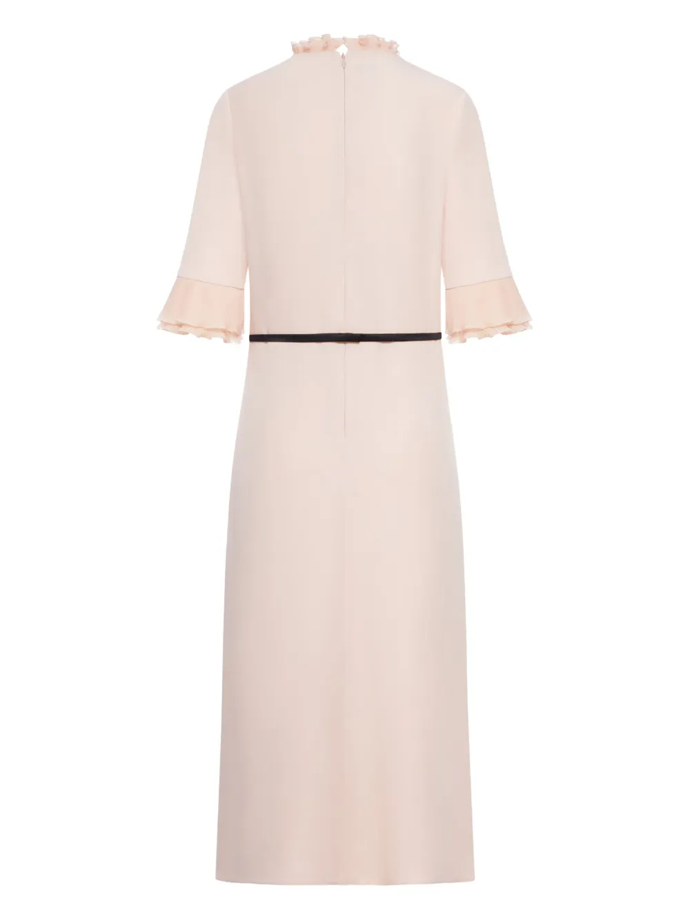 Valentino Garavani ruffled-sleeves maxi dress - Roze