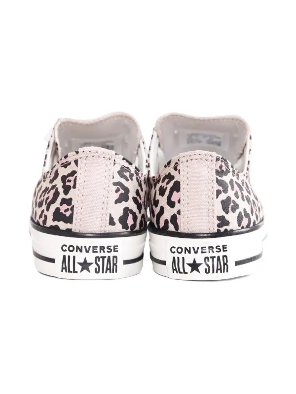 Converse Kids Chuck Taylor All Stars leopard-print Canvas Sneakers