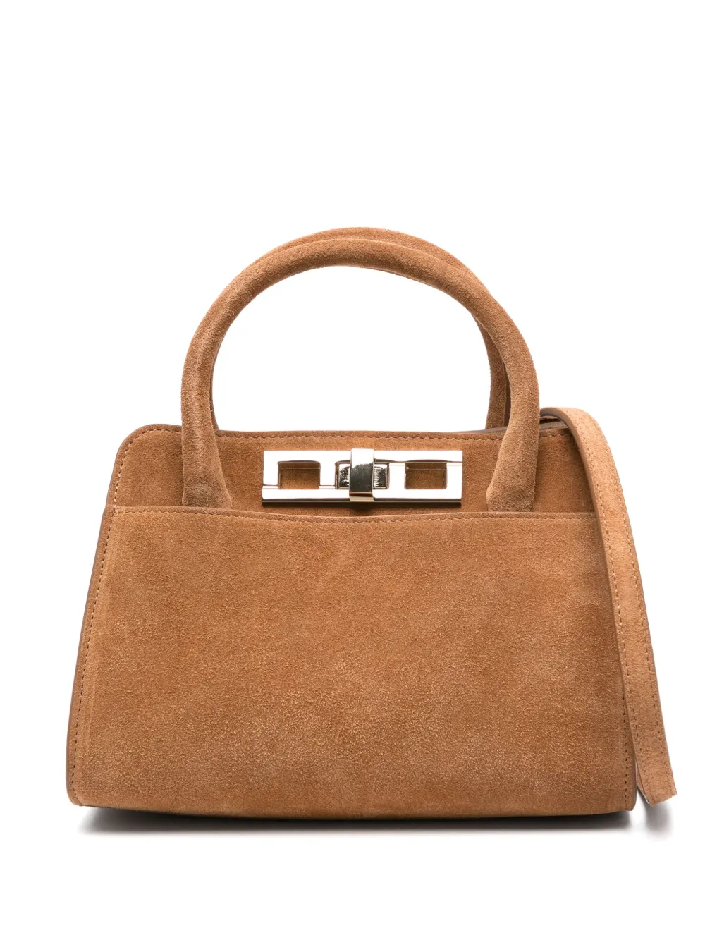 suede tote bag
