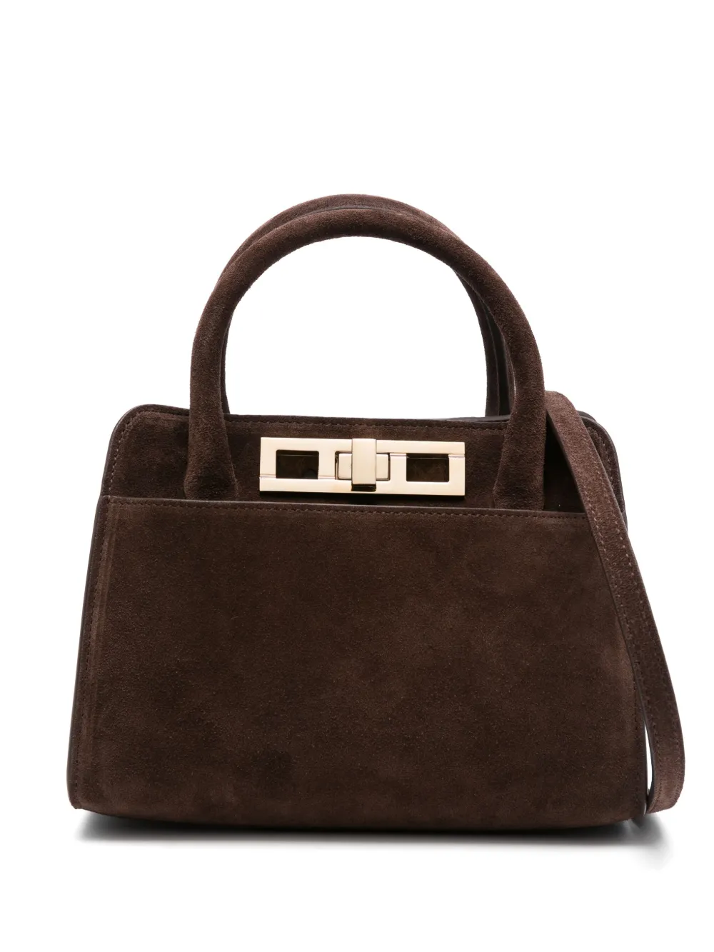 suede tote bag