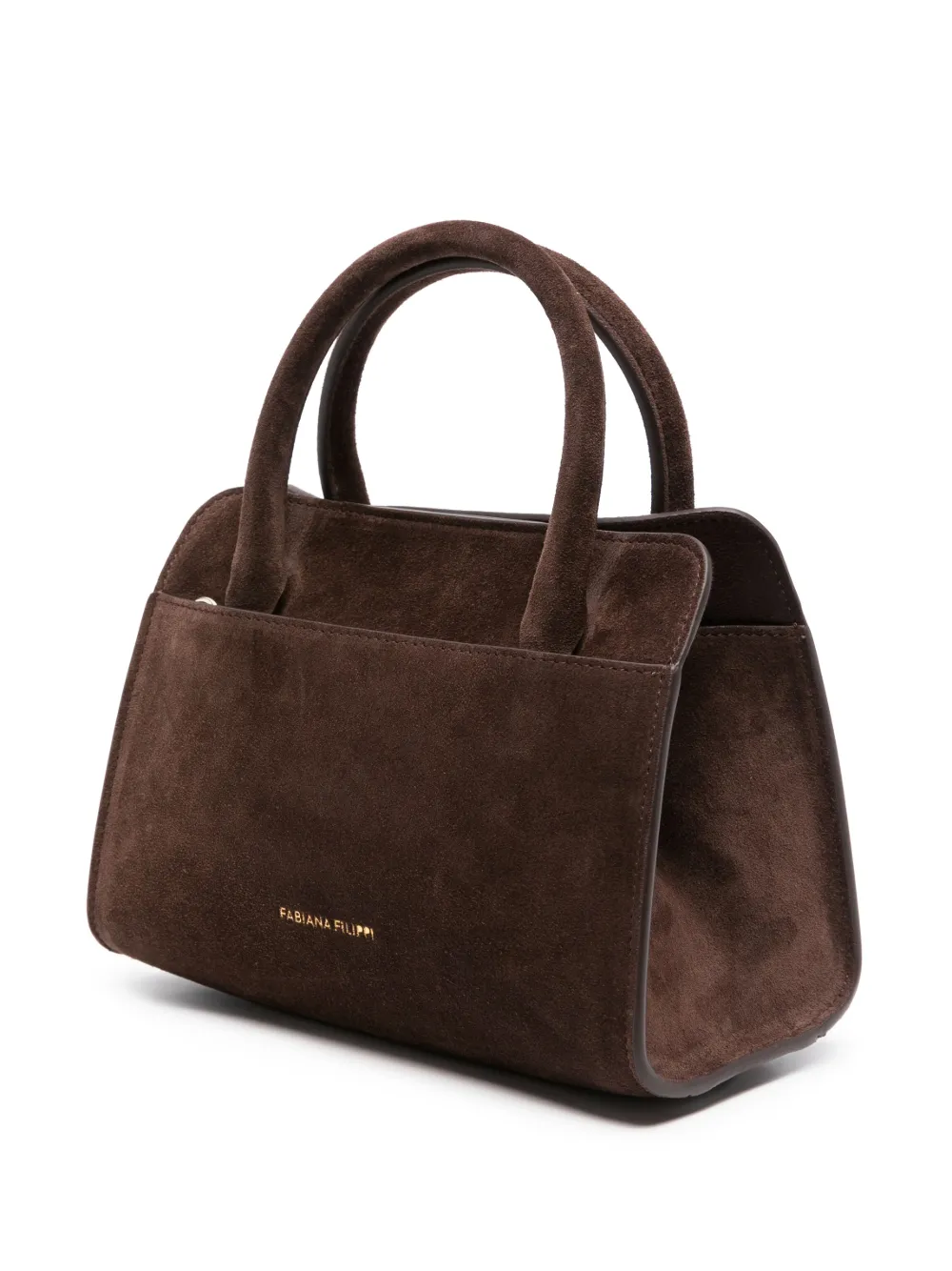 Fabiana Filippi Suède shopper Bruin
