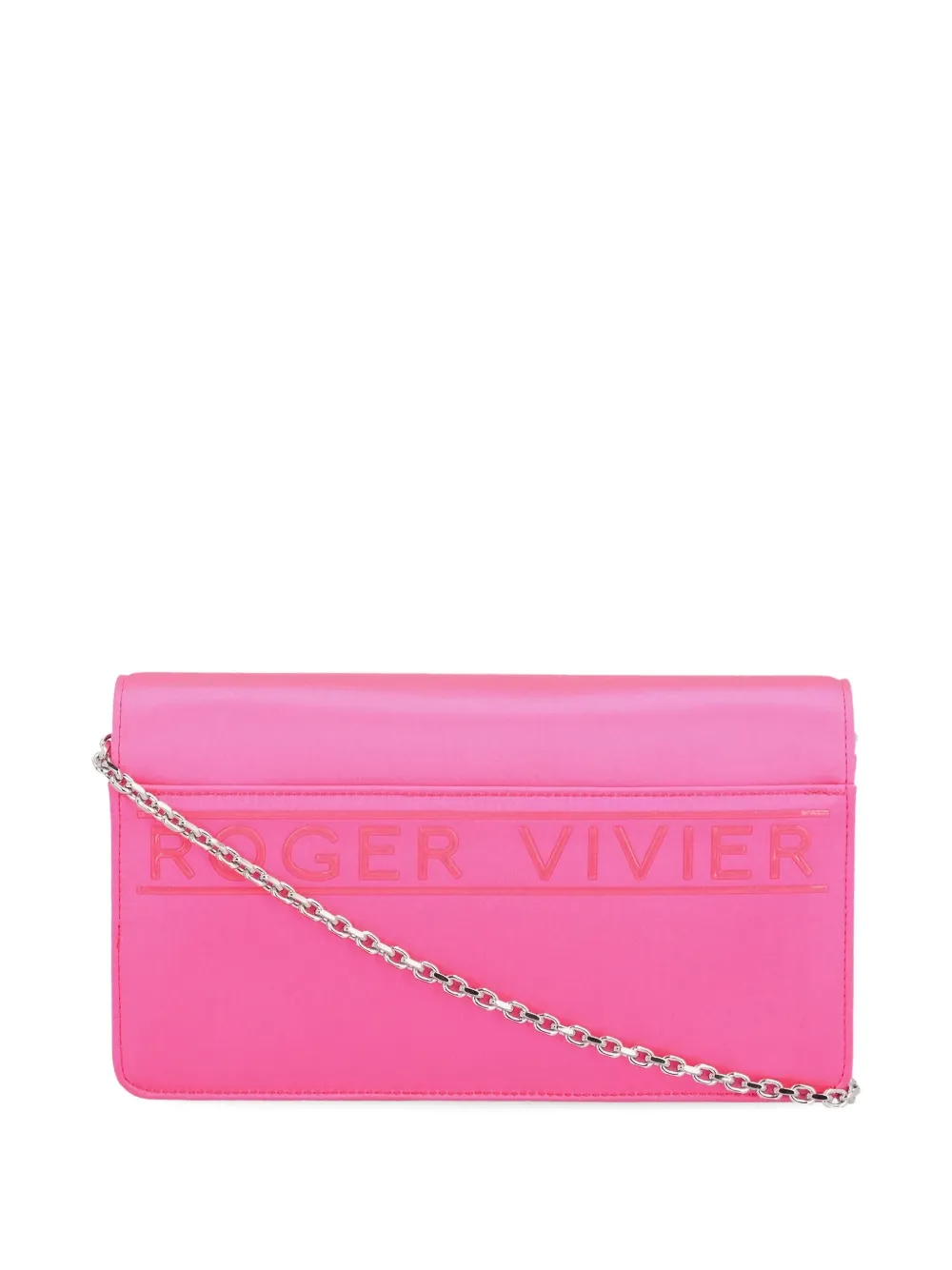 Roger Vivier  mini Viv' Choc crystal-embellished satin cross body bag | Image 2