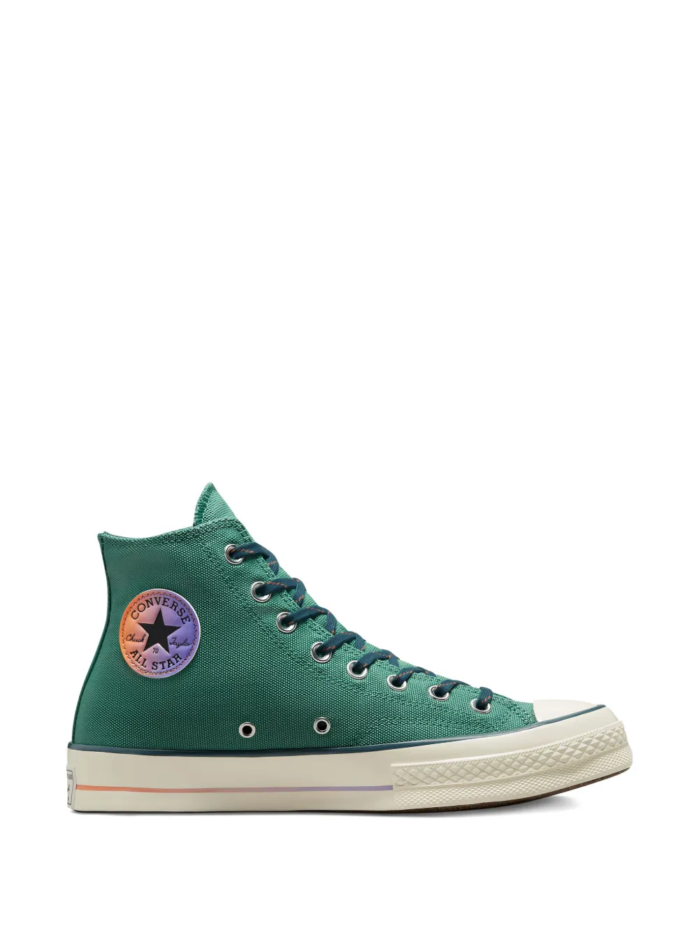Converse logo-patch sneakers Green