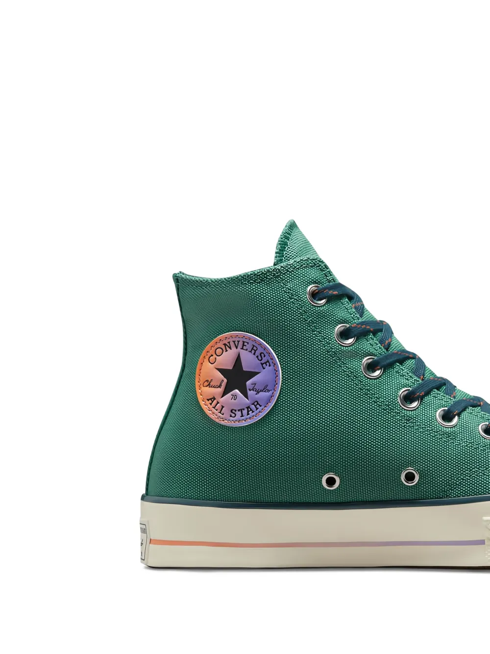 Converse logo-patch sneakers Green