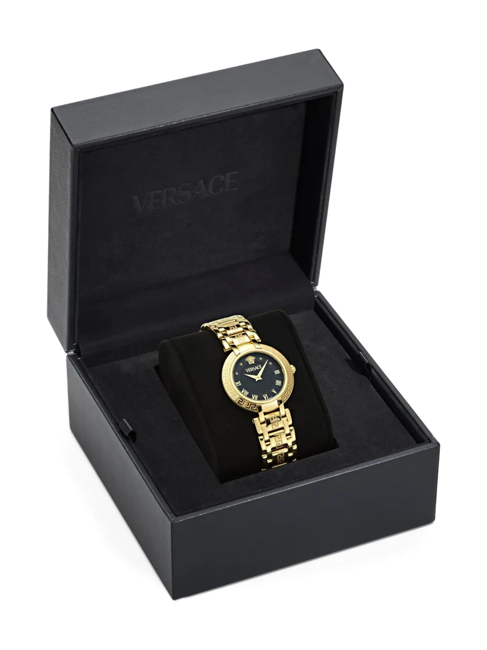 Versace Greca-detailing 34mm In Black
