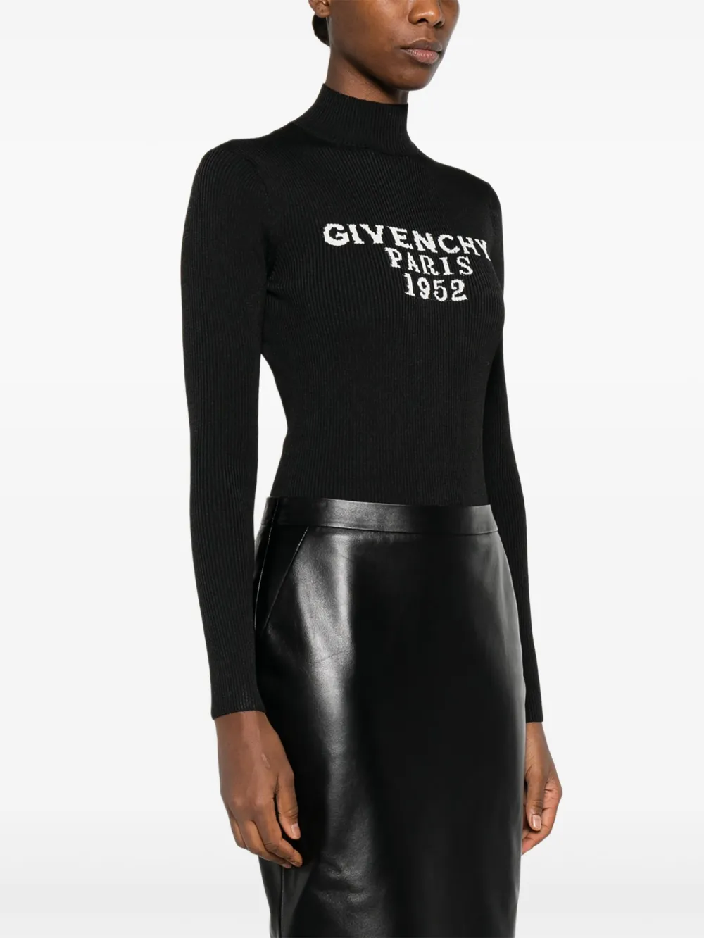 Givenchy Body met hoge hals en logo Zwart