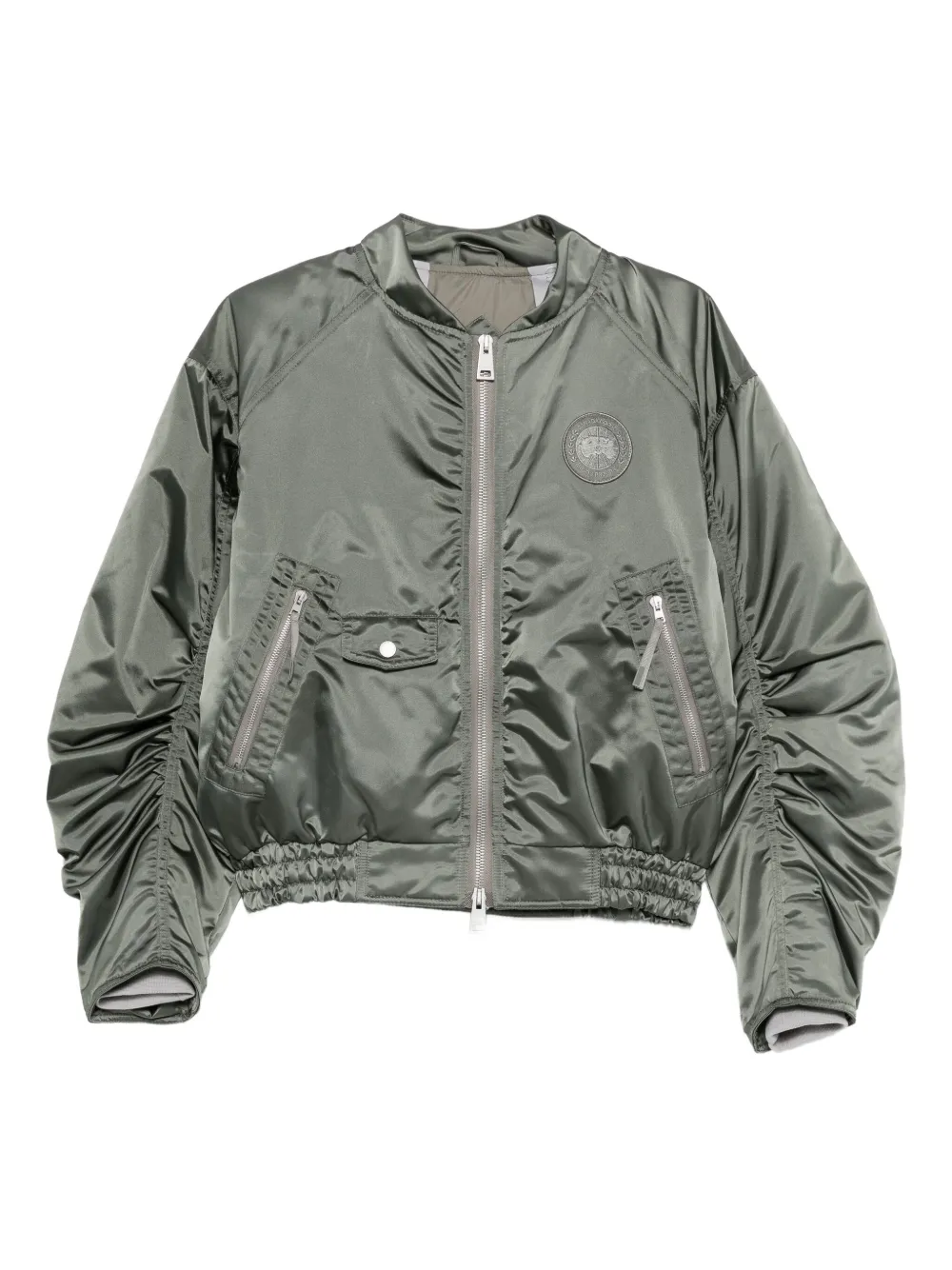 Canada Goose zip-up bomber jacket | Grey | Image 1
