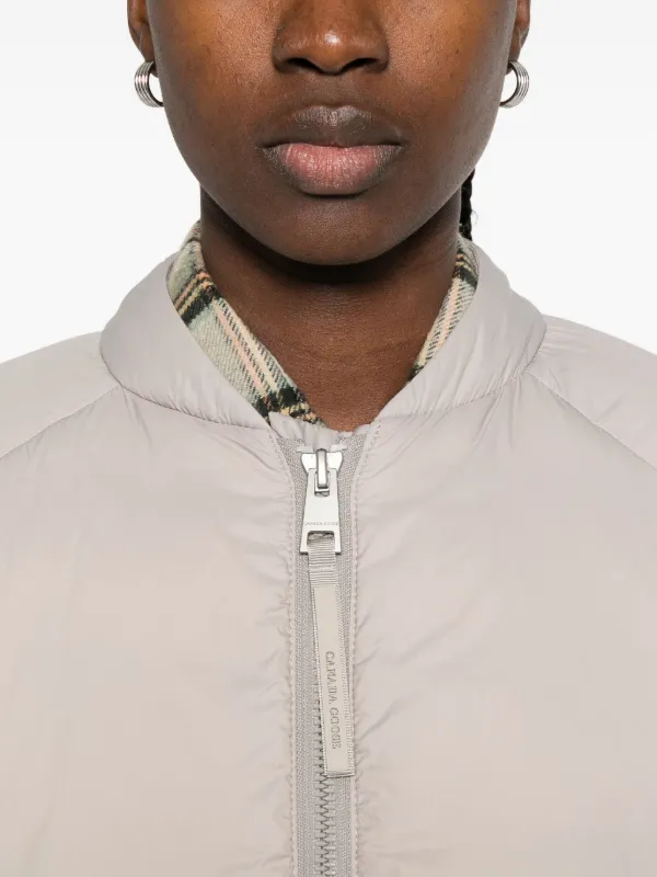 Bomber Coat Canada Goose Bomber Womens Grey Canada Goose Gray