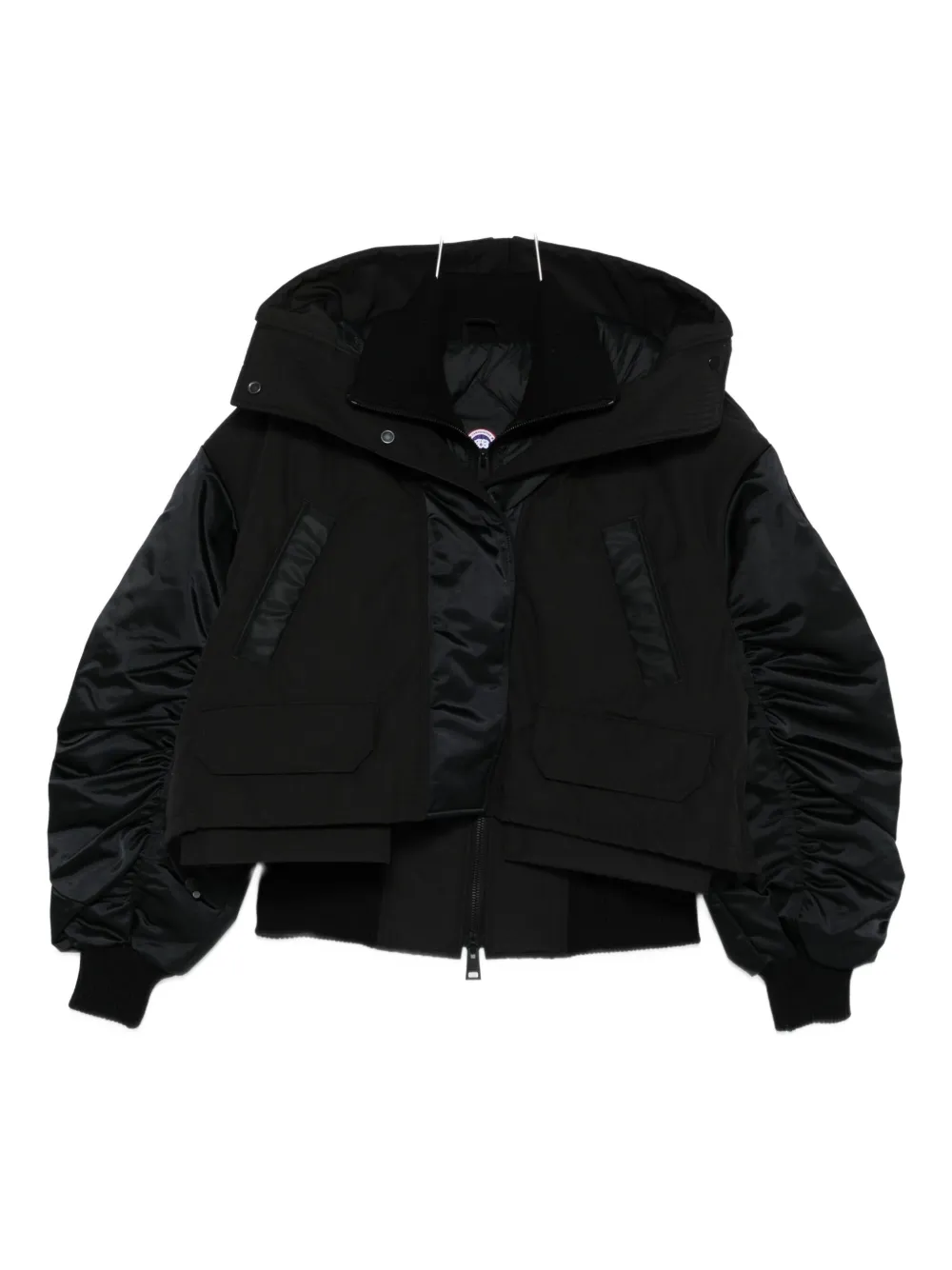 Canada Goose Double-neck Jacket In Black