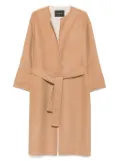 Fabiana Filippi belted wool coat - Neutrals