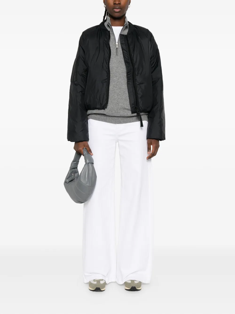 Canada Goose Elba zip-up bomber jacket Zwart