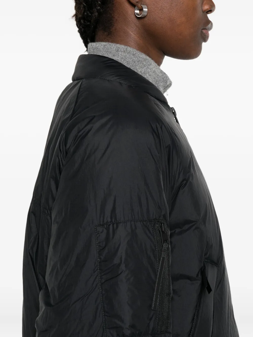 Canada Goose Elba zip-up bomber jacket Zwart