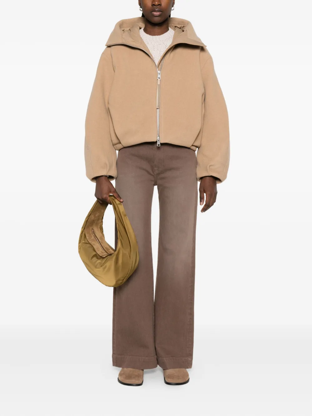 Canada Goose Chilliwack zip-up bomber jacket Beige