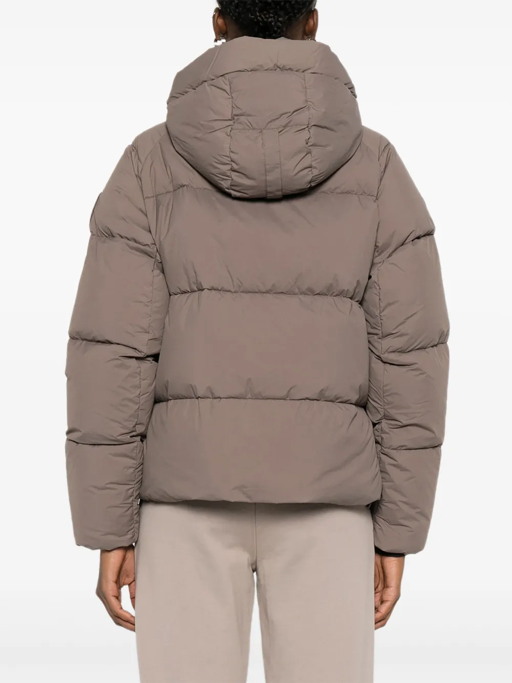 Canada Goose Junction High-neck Quilted Parka In Brown