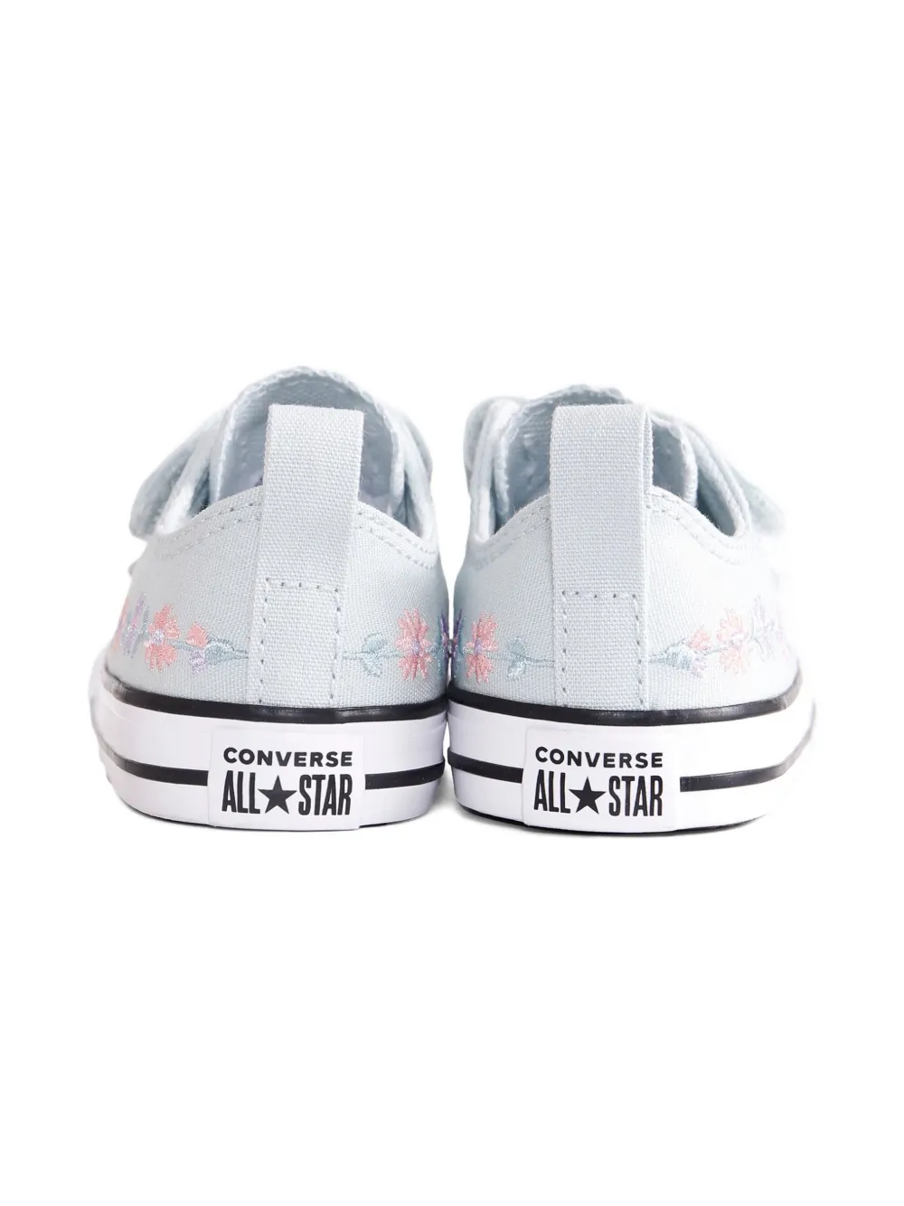 Converse Kids Chuck Taylor All Star embroidered-flowers sneakers Blue