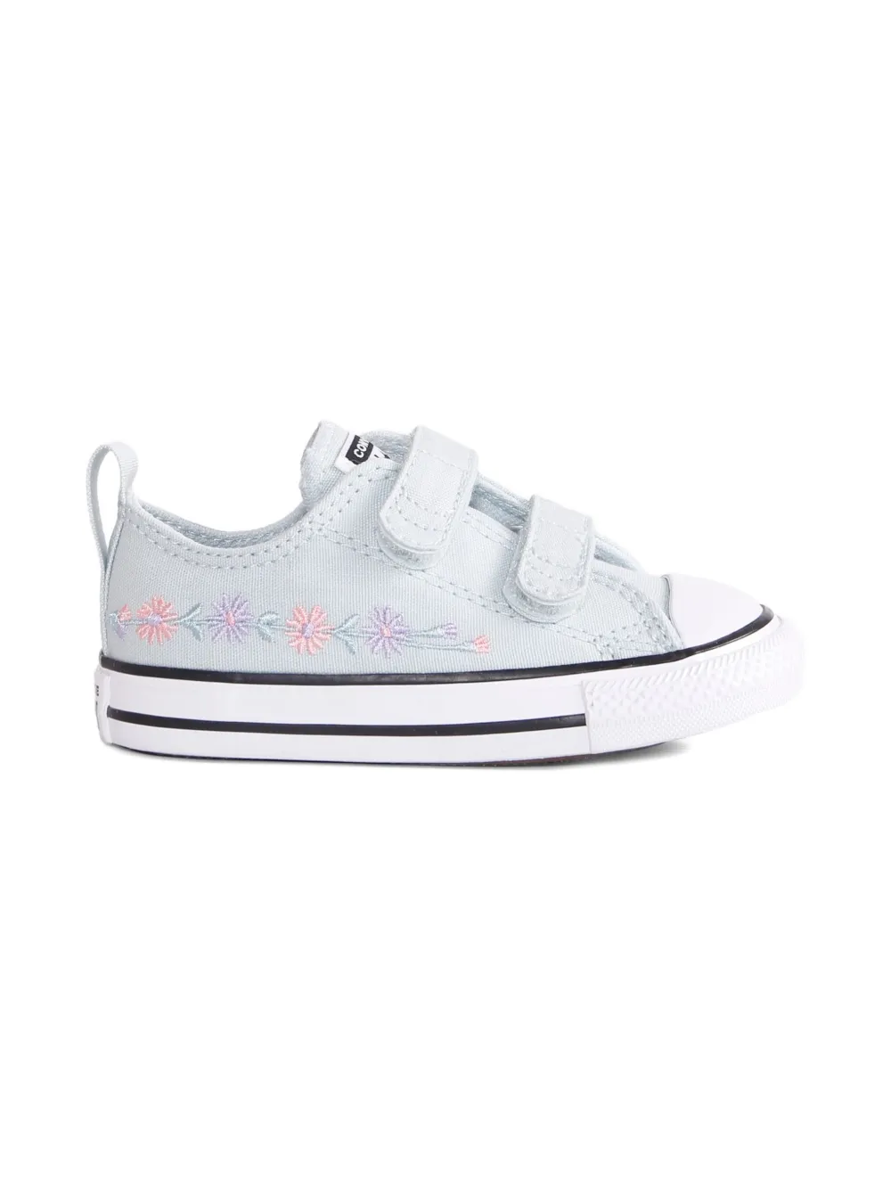 Converse Kids Chuck Taylor All Star embroidered-flowers sneakers Blue