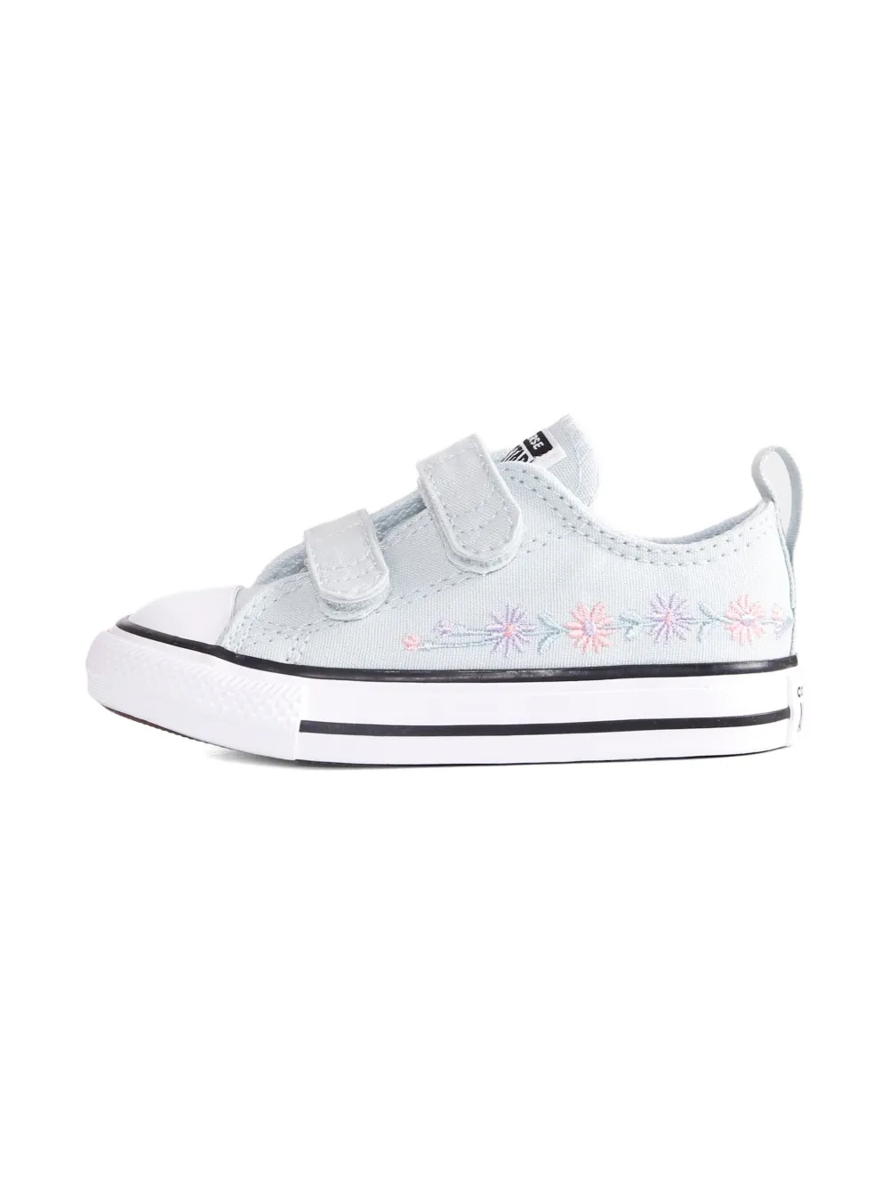 Converse Kids Chuck Taylor All Star embroidered-flowers sneakers Blue