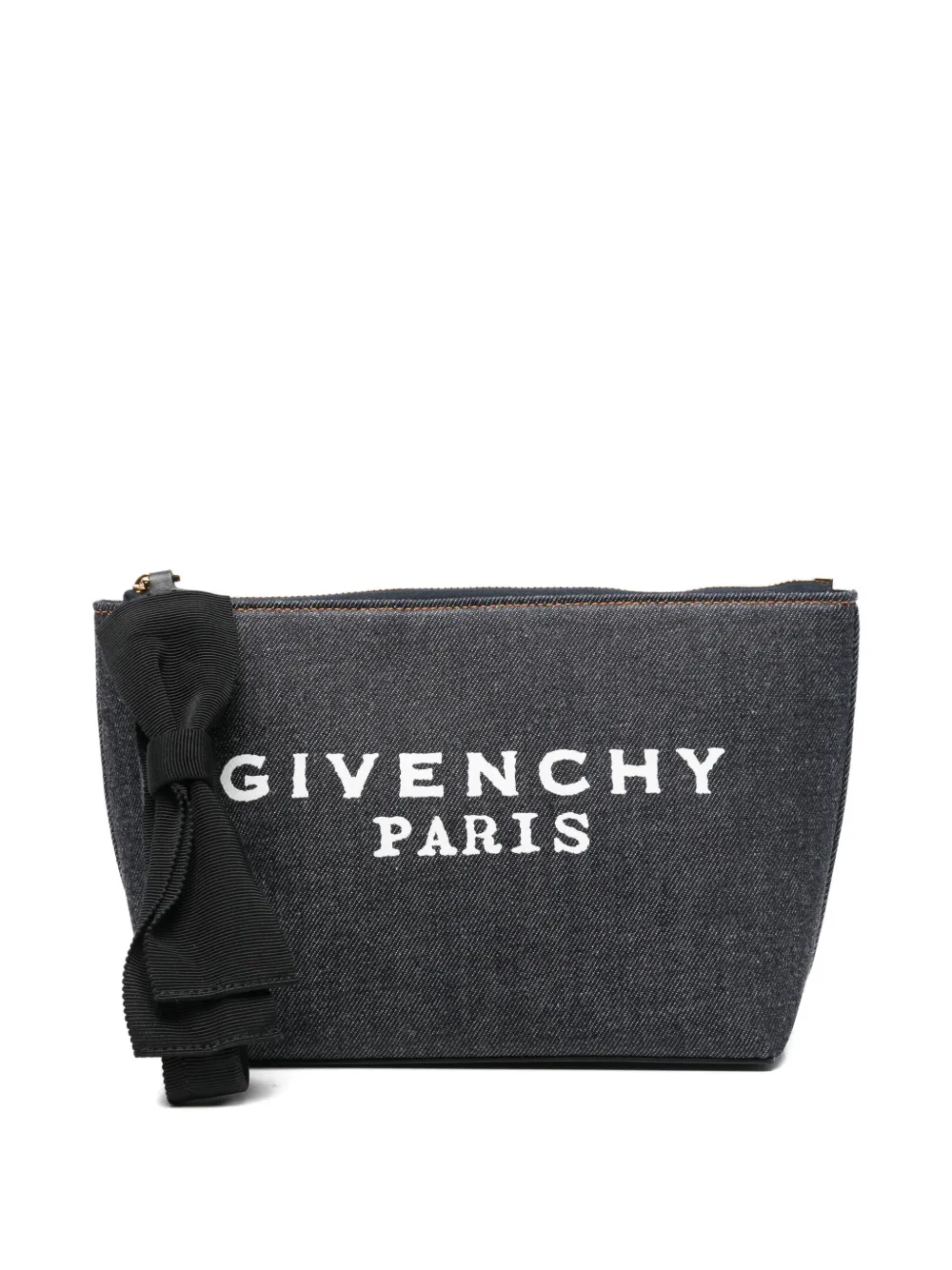Givenchy logo bow small make up bag | Blue | Image 1