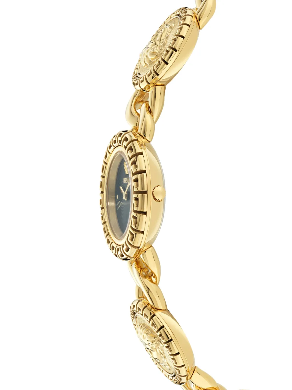 Versace Medusa 28 mm met schakels - Zwart
