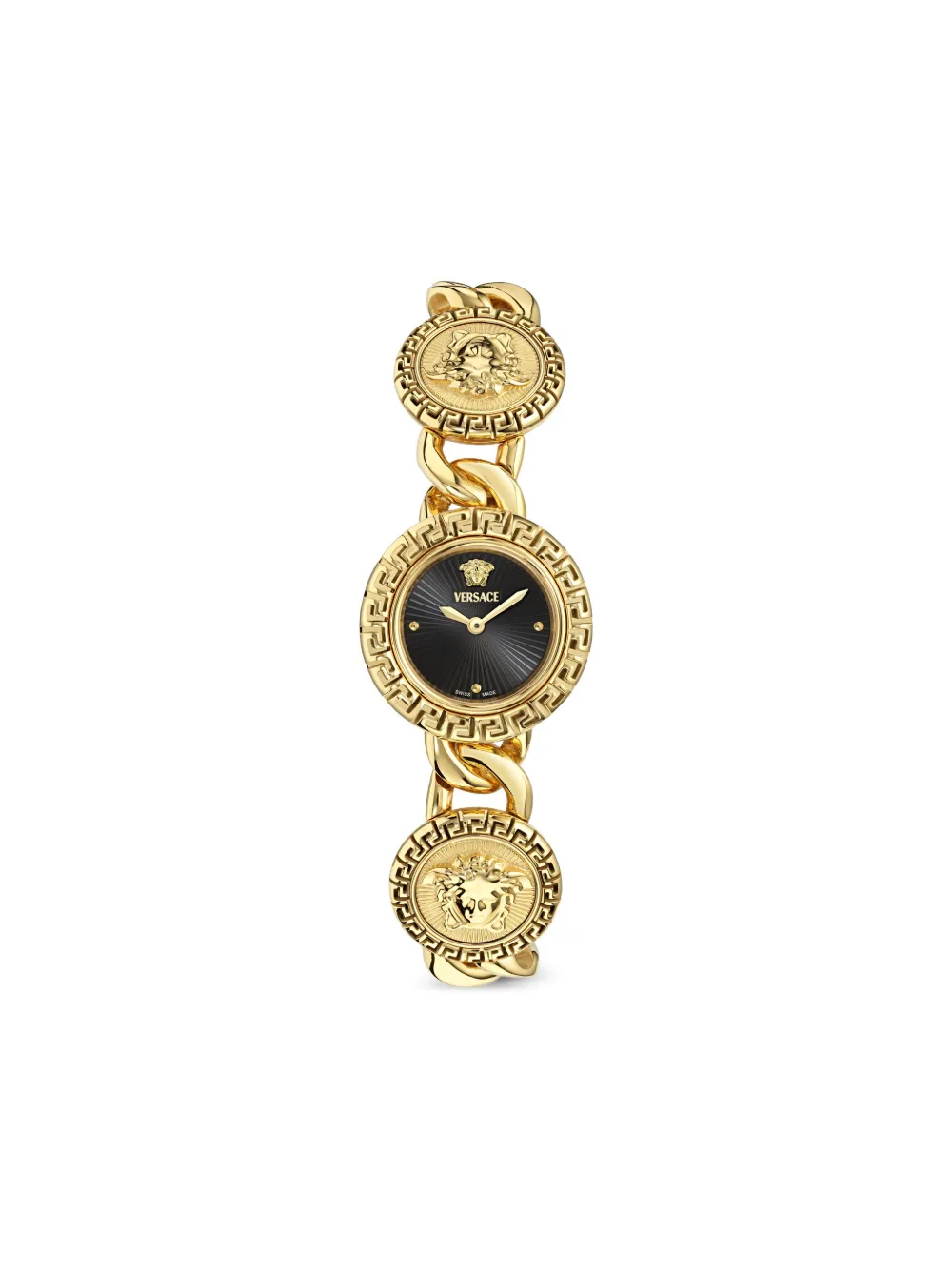 Versace Medusa chain-link 28mm | Black | Image 1