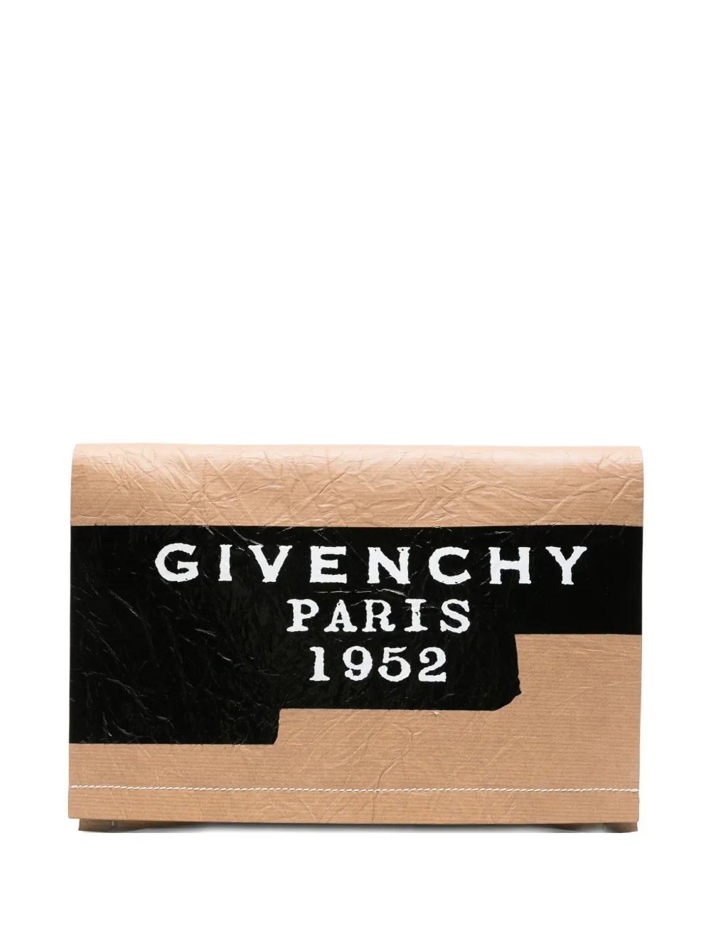 Givenchy logo-print clutch bag | Neutrals | Image 1