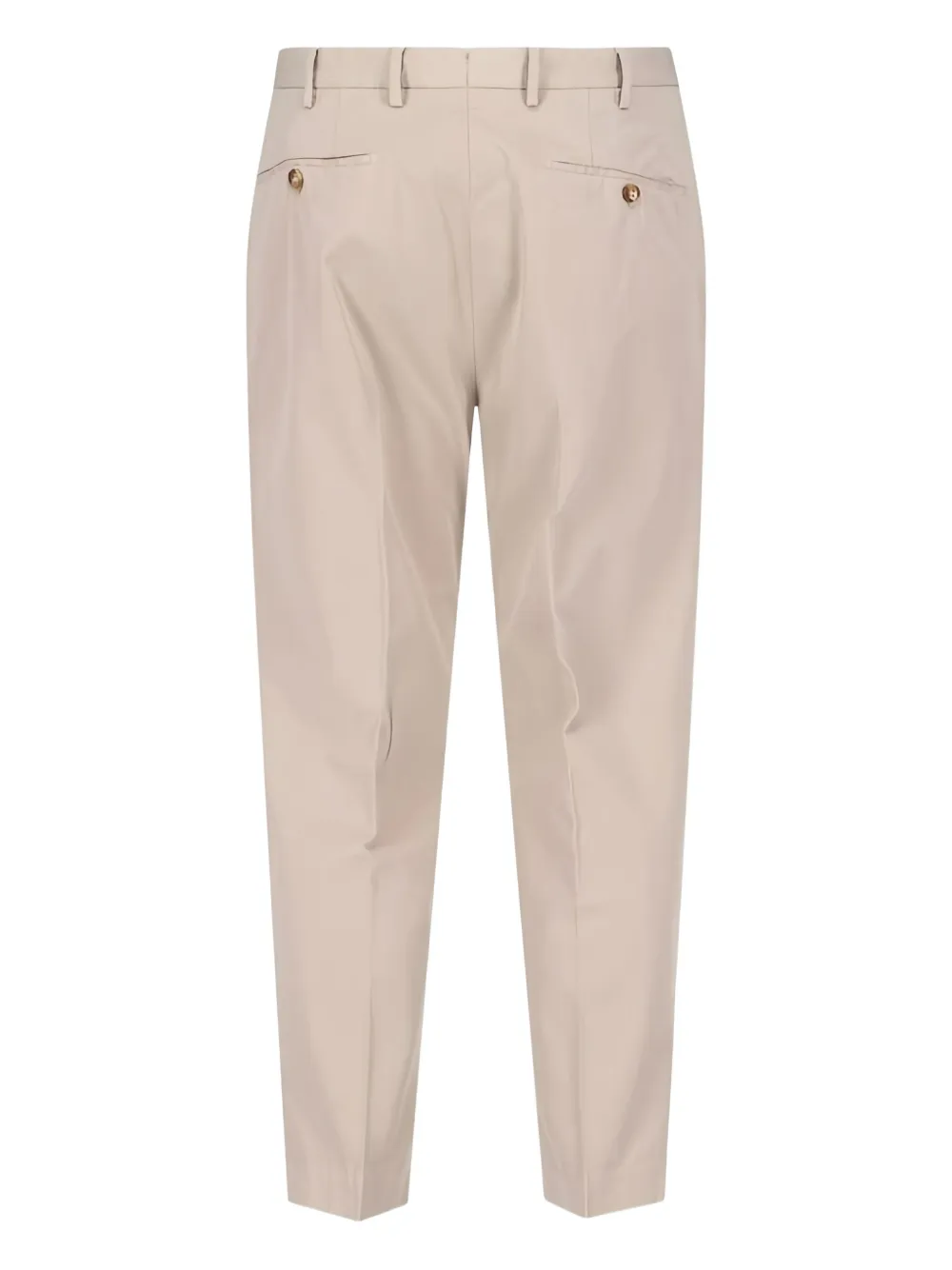 Incotex Broek met geplooide voorkant - Beige
