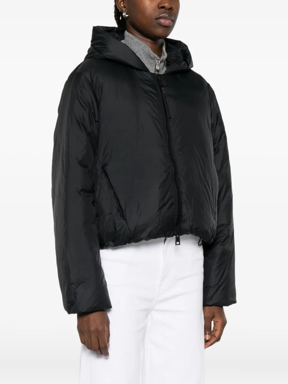 Canada Goose Elba hooded puffer jacket Zwart
