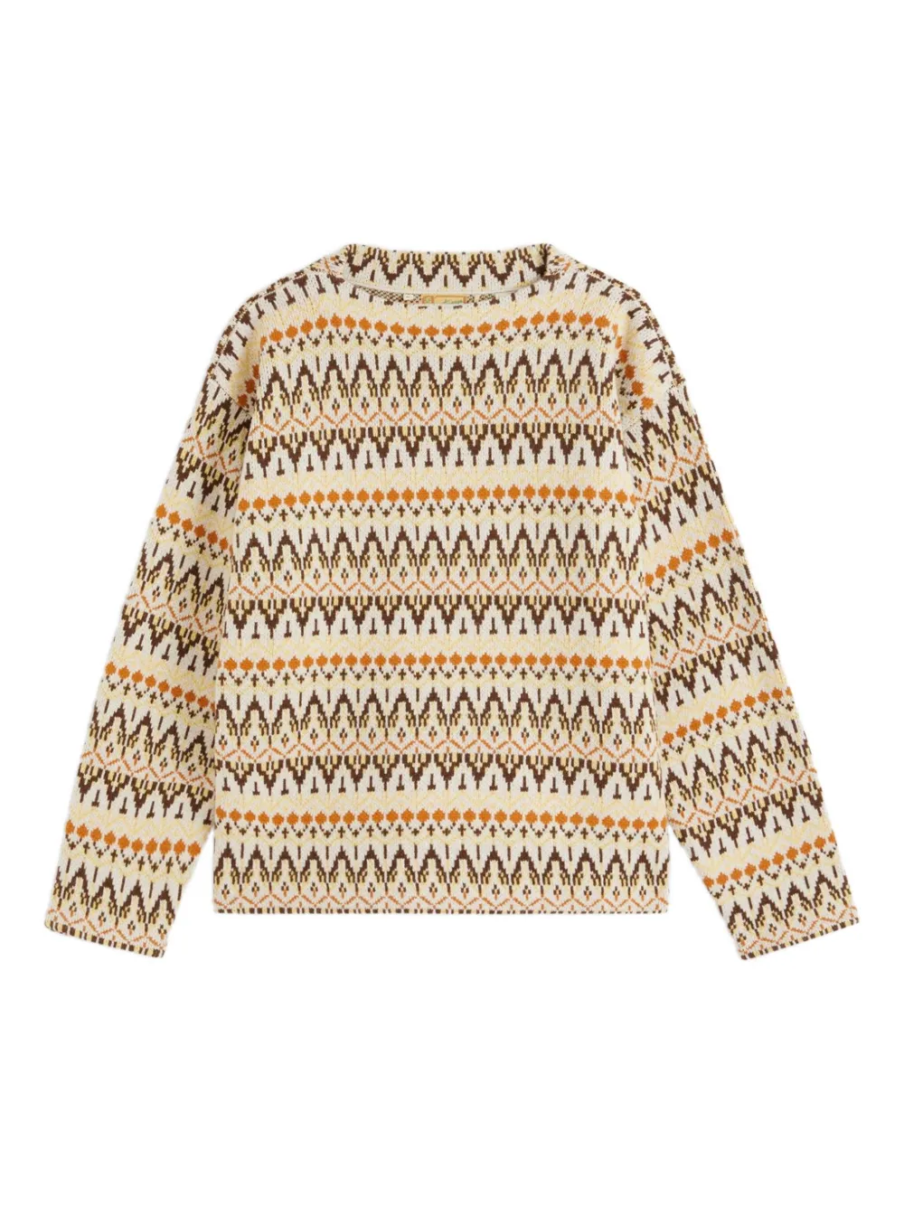 Levi's geometric-pattern sweater Beige